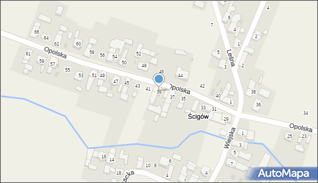 Ścigów, Opolska, 39, mapa Ścigów