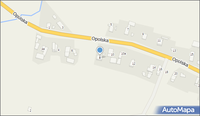 Skarbiszów, Opolska, 8, mapa Skarbiszów