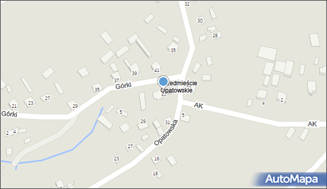 Szydłów, Opatowska, 33, mapa Szydłów