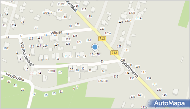 Tomaszów Mazowiecki, Opoczyńska, 124/126, mapa Tomaszów Mazowiecki