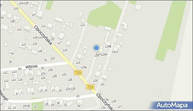 Tomaszów Mazowiecki, Opoczyńska, 125, mapa Tomaszów Mazowiecki