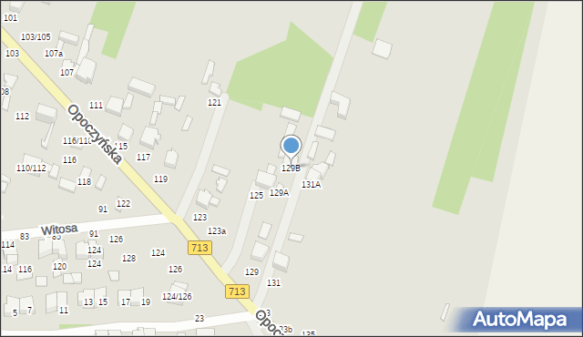 Tomaszów Mazowiecki, Opoczyńska, 129B, mapa Tomaszów Mazowiecki