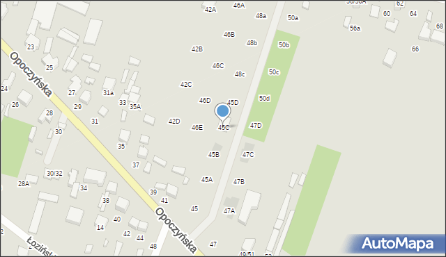 Tomaszów Mazowiecki, Opoczyńska, 45C, mapa Tomaszów Mazowiecki