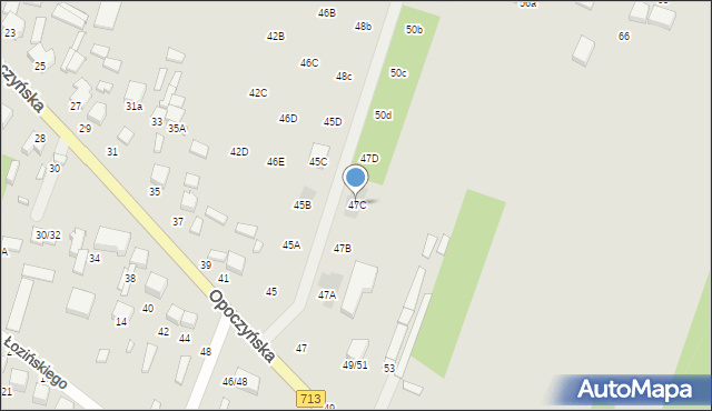 Tomaszów Mazowiecki, Opoczyńska, 47C, mapa Tomaszów Mazowiecki