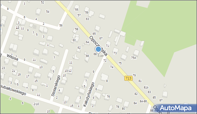 Tomaszów Mazowiecki, Opoczyńska, 70, mapa Tomaszów Mazowiecki
