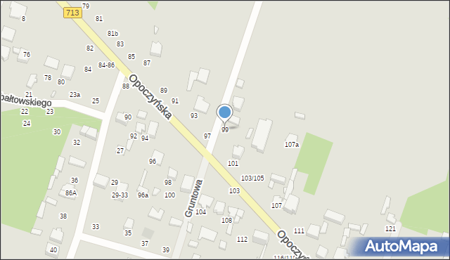 Tomaszów Mazowiecki, Opoczyńska, 99, mapa Tomaszów Mazowiecki