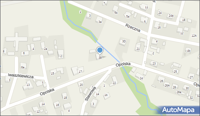 Turawa, Opolska, 19, mapa Turawa