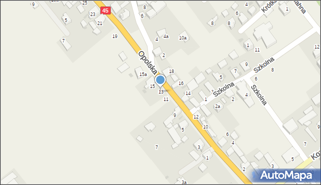 Większyce, Opolska, 13, mapa Większyce