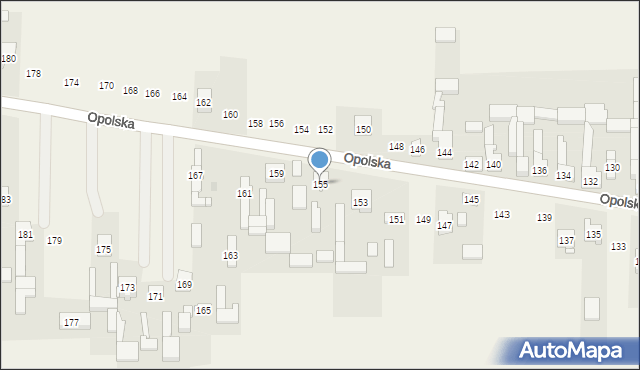 Winowno, Opolska, 155, mapa Winowno