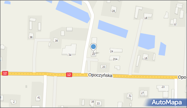 Wolanów, Opoczyńska, 22, mapa Wolanów