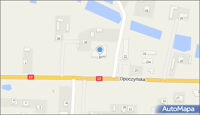 Wolanów, Opoczyńska, 34, mapa Wolanów