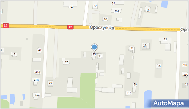 Wolanów, Opoczyńska, 35, mapa Wolanów