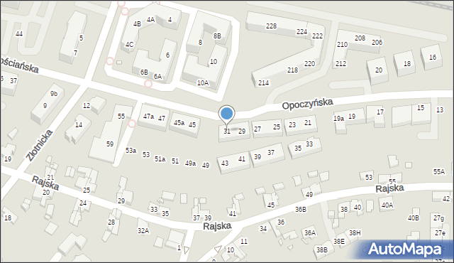 Wrocław, Opoczyńska, 31, mapa Wrocławia