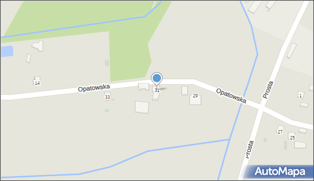 Zawichost, Opatowska, 31, mapa Zawichost
