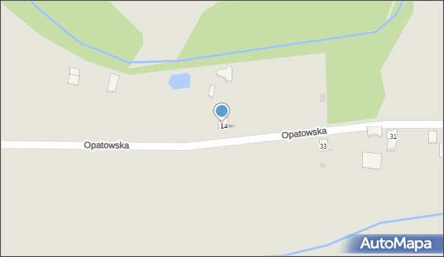 Zawichost, Opatowska, 32a, mapa Zawichost