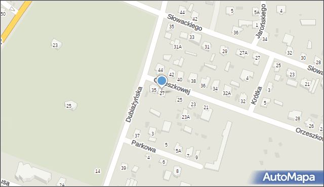 Bielsk Podlaski, Orzeszkowej Elizy, 27, mapa Bielsk Podlaski