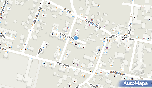 Busko-Zdrój, Orzeszkowej Elizy, 13, mapa Busko-Zdrój