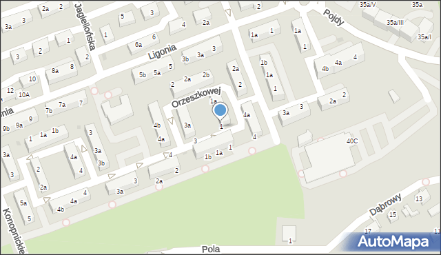 Czerwionka-Leszczyny, Orzeszkowej Elizy, 1, mapa Czerwionka-Leszczyny