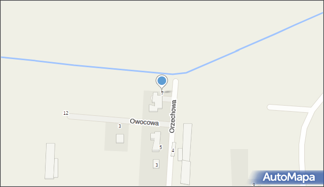 Dobkowice, Orzechowa, 7, mapa Dobkowice