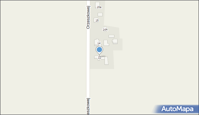 Golasowice, Orzeszkowej Elizy, 12, mapa Golasowice