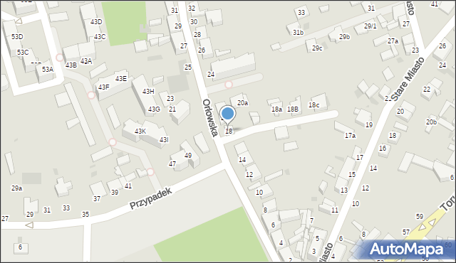 Inowrocław, Orłowska, 18, mapa Inowrocławia