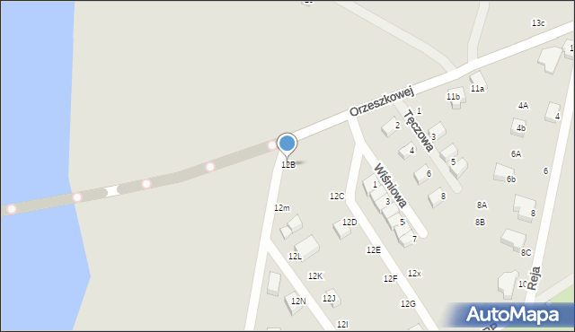 Kamień Pomorski, Orzeszkowej Elizy, 12B, mapa Kamień Pomorski