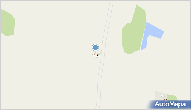 Kazuń Nowy, Ordona, 26A, mapa Kazuń Nowy