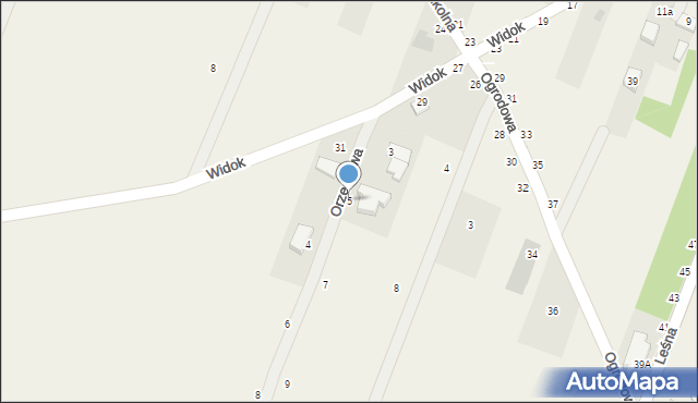 Kazuń Polski, Orzechowa, 5, mapa Kazuń Polski