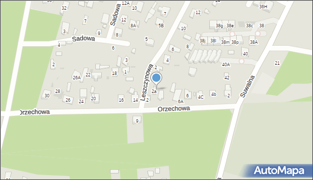 Legionowo, Orzechowa, 12A, mapa Legionowo