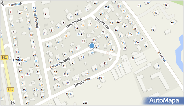 Lidzbark, Orzeszkowej Elizy, 19, mapa Lidzbark