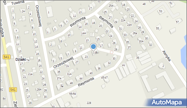 Lidzbark, Orzeszkowej Elizy, 21, mapa Lidzbark