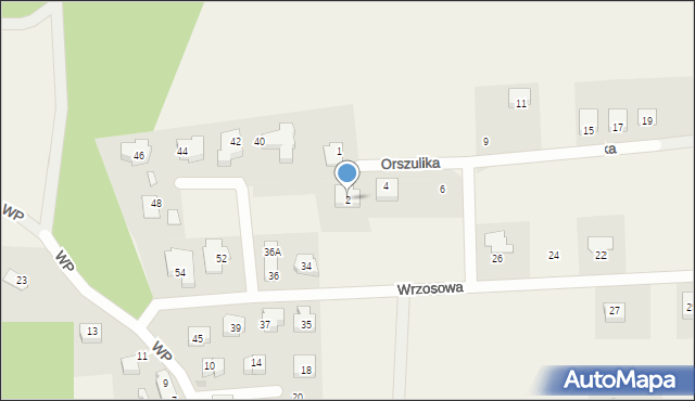 Lublewo Gdańskie, Orszulika Józefa, ks. prof., 2, mapa Lublewo Gdańskie