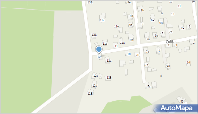 Marklowice, Orla, 12, mapa Marklowice