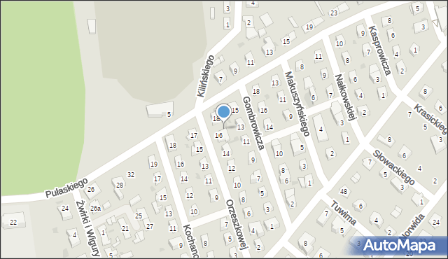 Namysłów, Orzeszkowej Elizy, 16a, mapa Namysłów