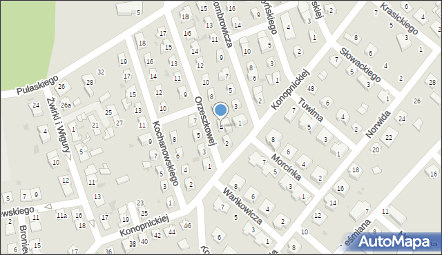 Namysłów, Orzeszkowej Elizy, 4, mapa Namysłów