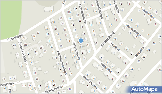 Namysłów, Orzeszkowej Elizy, 6, mapa Namysłów