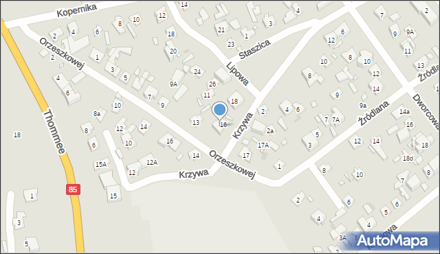 Nowy Dwór Mazowiecki, Orzeszkowej Elizy, 15, mapa Nowy Dwór Mazowiecki