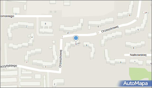 Olkusz, Orzeszkowej Elizy, 11, mapa Olkusz