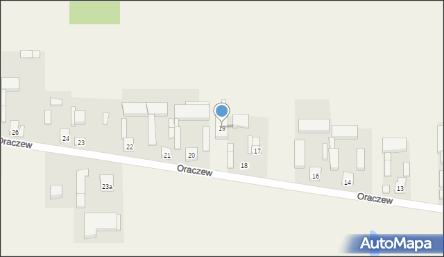 Oraczew, Oraczew, 19, mapa Oraczew