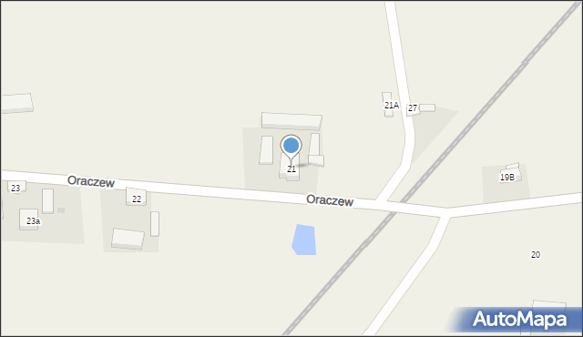 Oraczew, Oraczew, 21, mapa Oraczew
