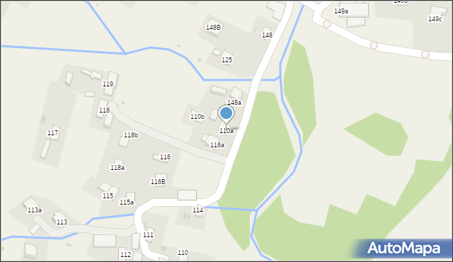 Orawka, Orawka, 110a, mapa Orawka