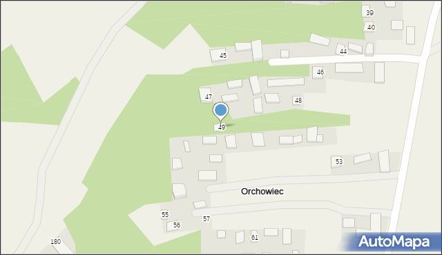 Orchowiec, Orchowiec, 49, mapa Orchowiec