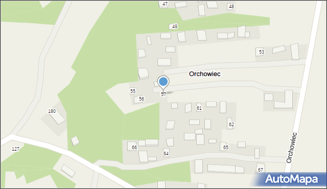 Orchowiec, Orchowiec, 57, mapa Orchowiec