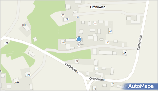 Orchowiec, Orchowiec, 64, mapa Orchowiec