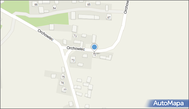 Orchowiec, Orchowiec, 72, mapa Orchowiec