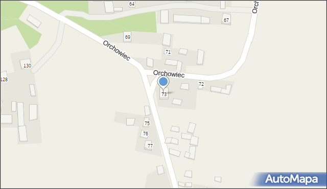 Orchowiec, Orchowiec, 73, mapa Orchowiec