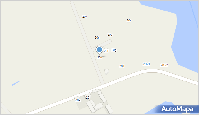 Orchowo, Orchówiec, 20e, mapa Orchowo