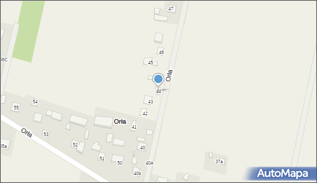 Orła, Orła, 44, mapa Orła