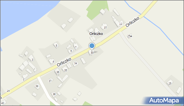 Orliczko, Orliczko, 33, mapa Orliczko