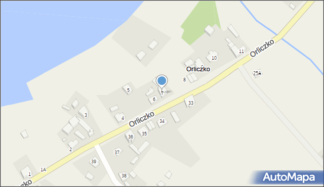 Orliczko, Orliczko, 7, mapa Orliczko